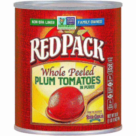 REDPACK Redpack Tomatoes Whole Peeled in Puree 28oz RPKAH28C12